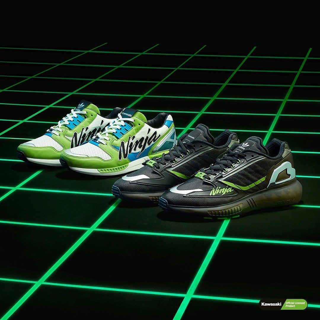KAWASAKI Ninja x ADIDAS ZX 8000 / ZX 5K BOOST 4月14日発売予定