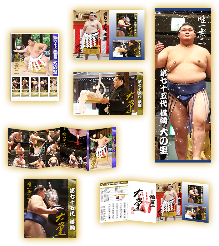第七十五代横綱 大の里 唯一無二 フレーム切手セット | エンスカイスポーツ