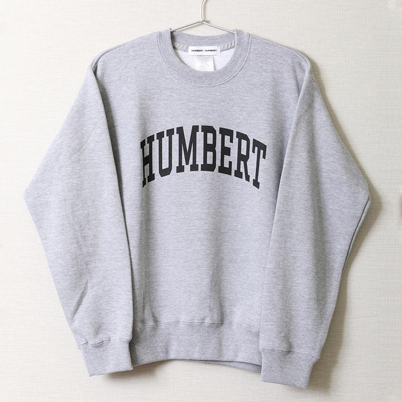カレッジ風ロゴトレーナー ヘザーグレー | ハンバート ハンバート