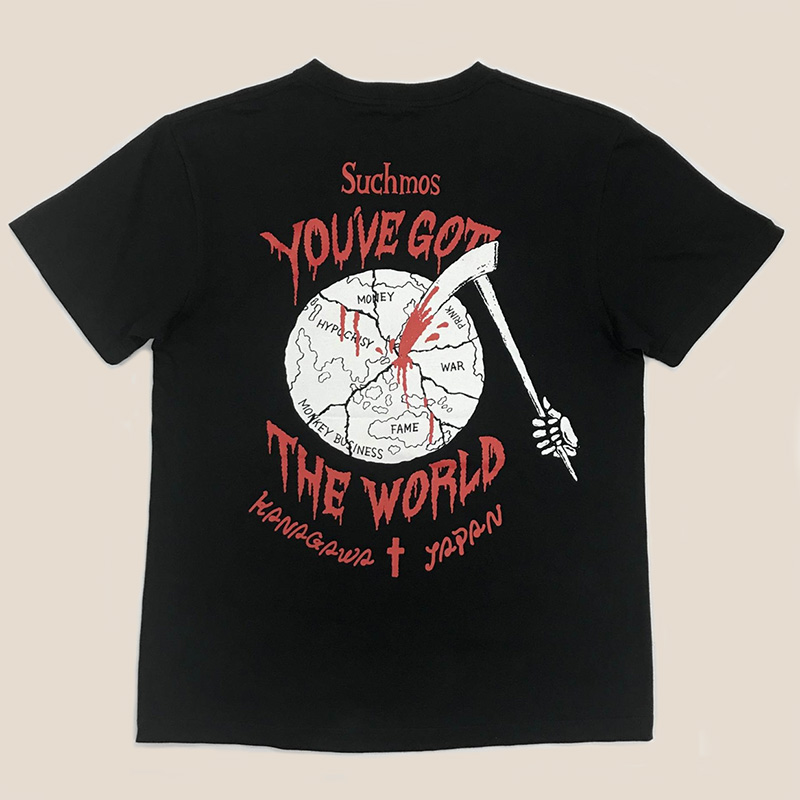YOU'VE GOT THE WORLD Tシャツ黒 | Suchmos（Suchmos） | SPACE SHOWER