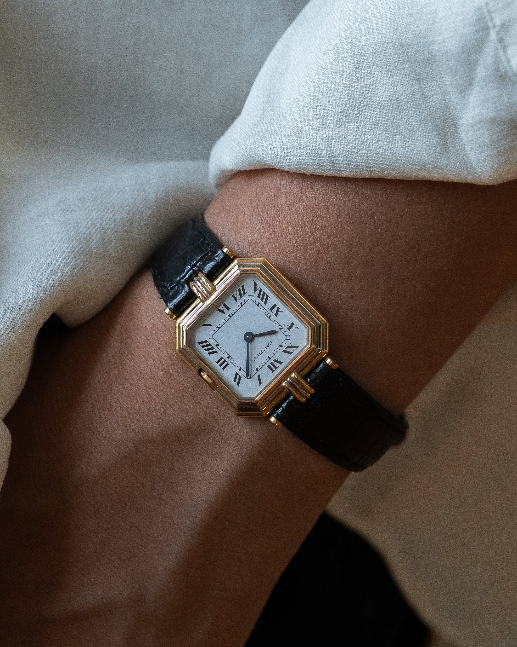 Cartier Ceinture Trinity in Yellow, Rose, White Gold- LM size, box