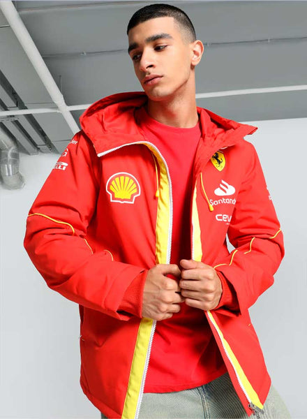 Scuderia Ferrari F1 Team Pro Rain Jacket 2024 Red – Speedgear