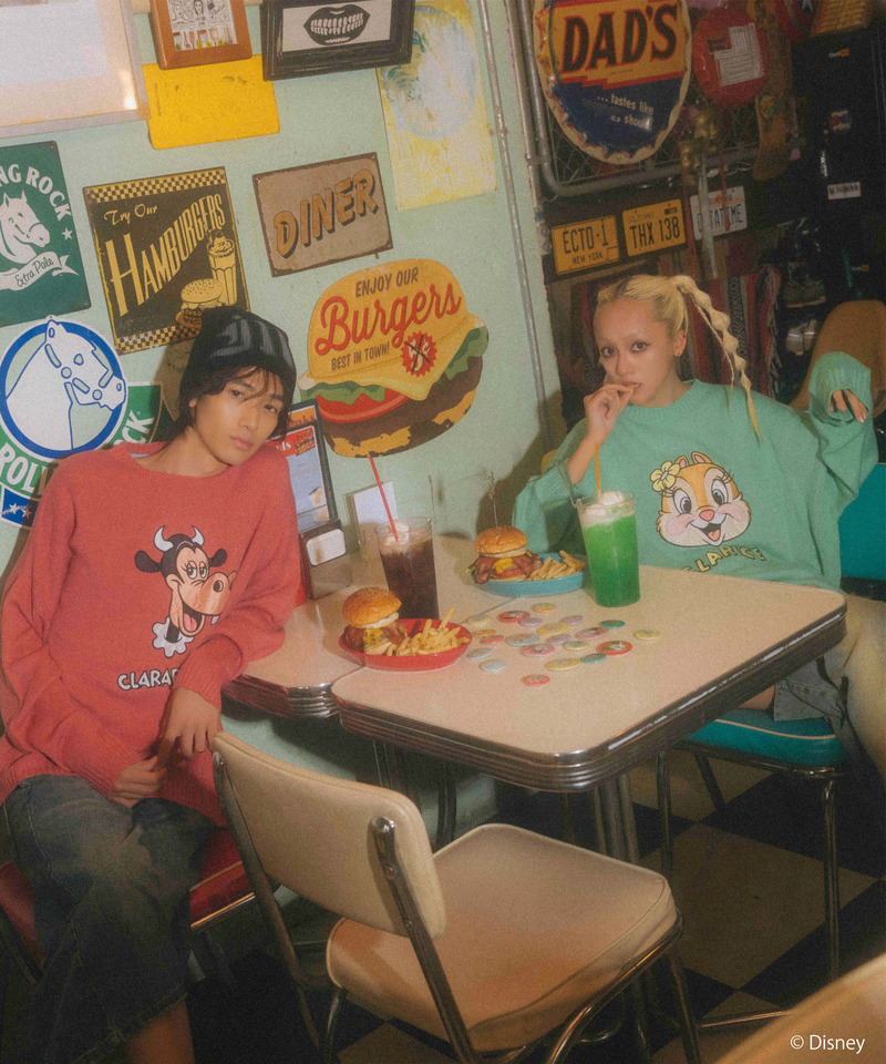 Disney/ディズニー/クラリス】サテン刺しゅうニット｜4GEEKs by