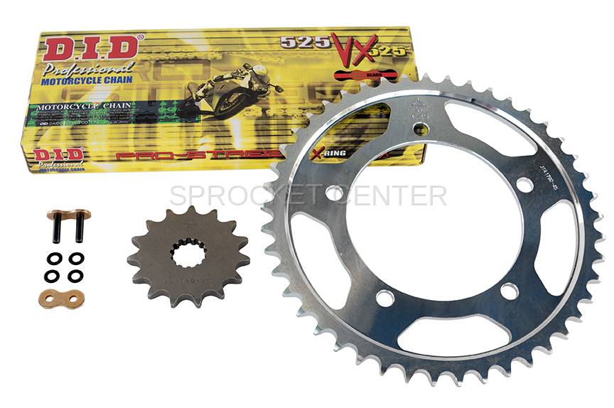 DDK-002) DID/JT Sprockets & 520 Chain Kit - KAWASAKI ZX-6R/636 (07-18)