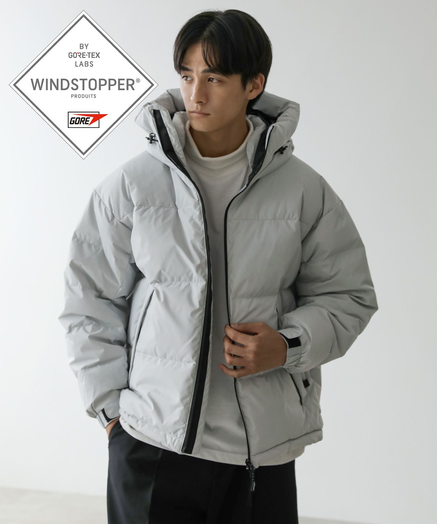 WINDSTOPPER(R) PRODUCTS by GORE-TEX LABS キルティングダウン