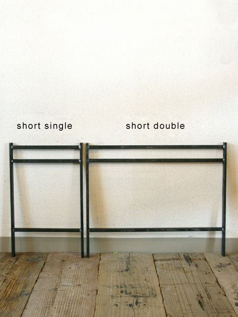 送料無料≪鉄脚≫【フラットアイアンレッグ/ショート/シングル・ダブル