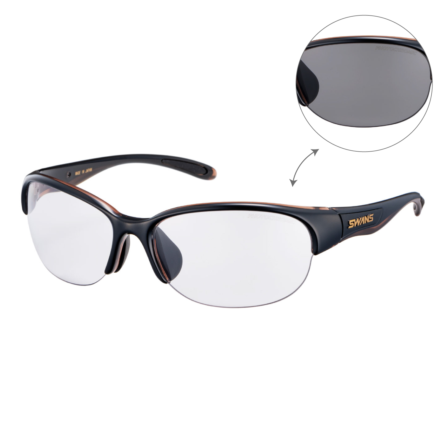 ブルー系レンズ MIZUNO グランドモナーク 日本製 サングラス L