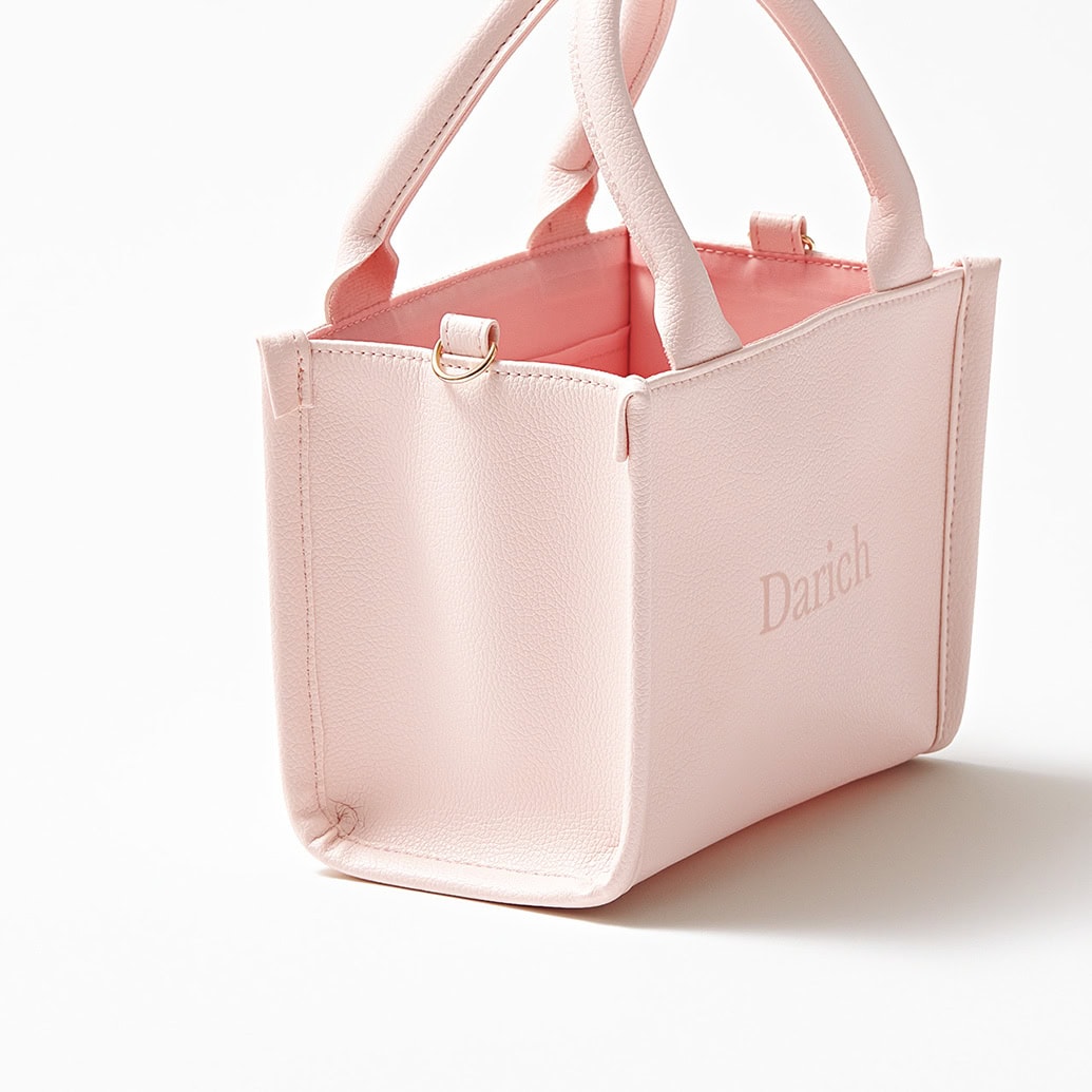 付録】大人ピンクで高見え！「ダーリッチ」ショルダーストラップつき