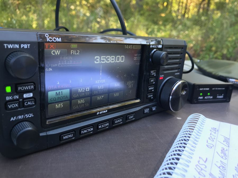 Icom IC-705 blind audio tests: Let's take a look at your choices
