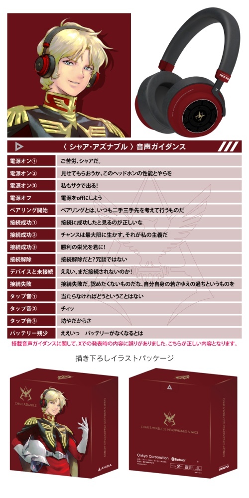 CDJapan : ONKYO Over-Ear Headphones ANIMA AOW03 