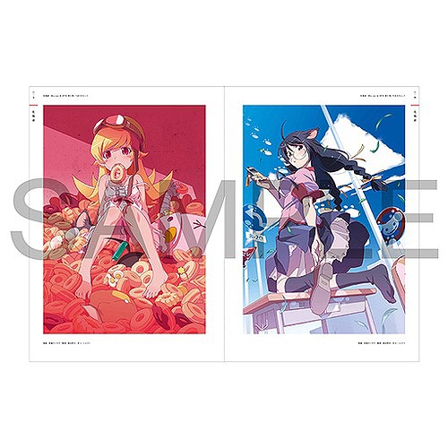物語シリーズ 10th ILLUSTRATION WORKS アートブック Bakemonogatari Animation 10th Anniversary Illustration Works Art