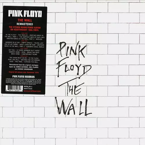 THE WALL: 2016 VINYL - 180g LIMITED VINYL/DIGITAL REMASTER/PINK