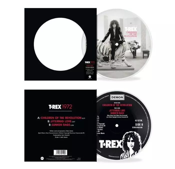 T. REX 74年『LIGHT OF LOVE』50周年記念盤と72年シングル4タイトルの7