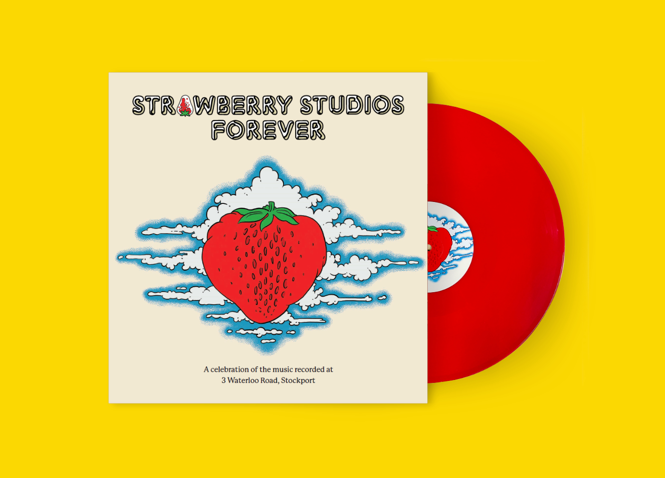 Strawberry Studios Forever Vinyl Album - Stockport Music Story