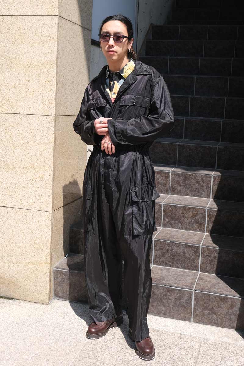 NEAT | W/R CELESTIAL MAIDEN'S ROBE JUMPSUIT / BLACK 超軽量リップス