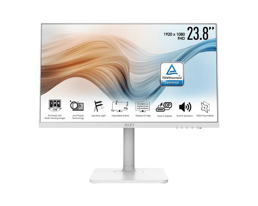 MSI ビジネスモニター Modern MD241P / PW