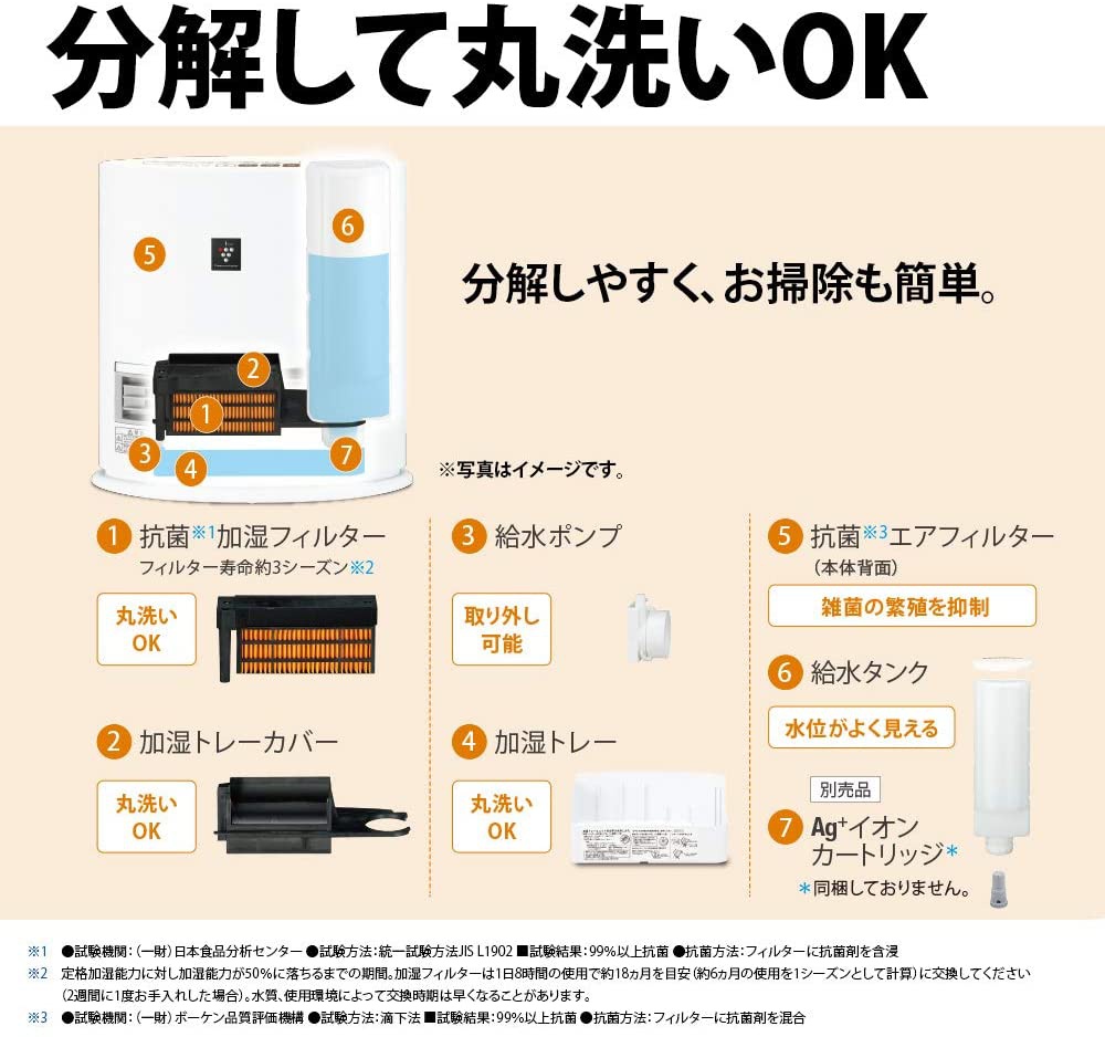 SHARP(シャープ) プラズマクラスター加湿セラミックファンヒーター HX