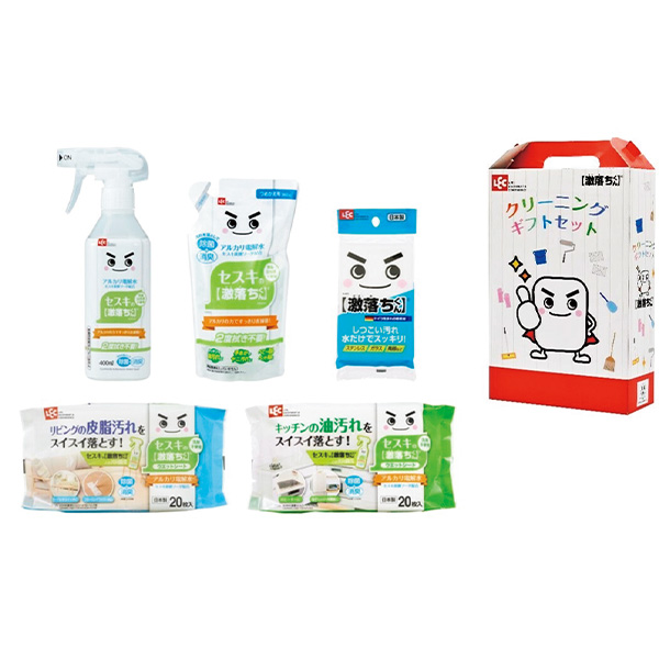 レック 激落ちくんクリーニングギフトセット4[LCS-1701271]【春の贈り