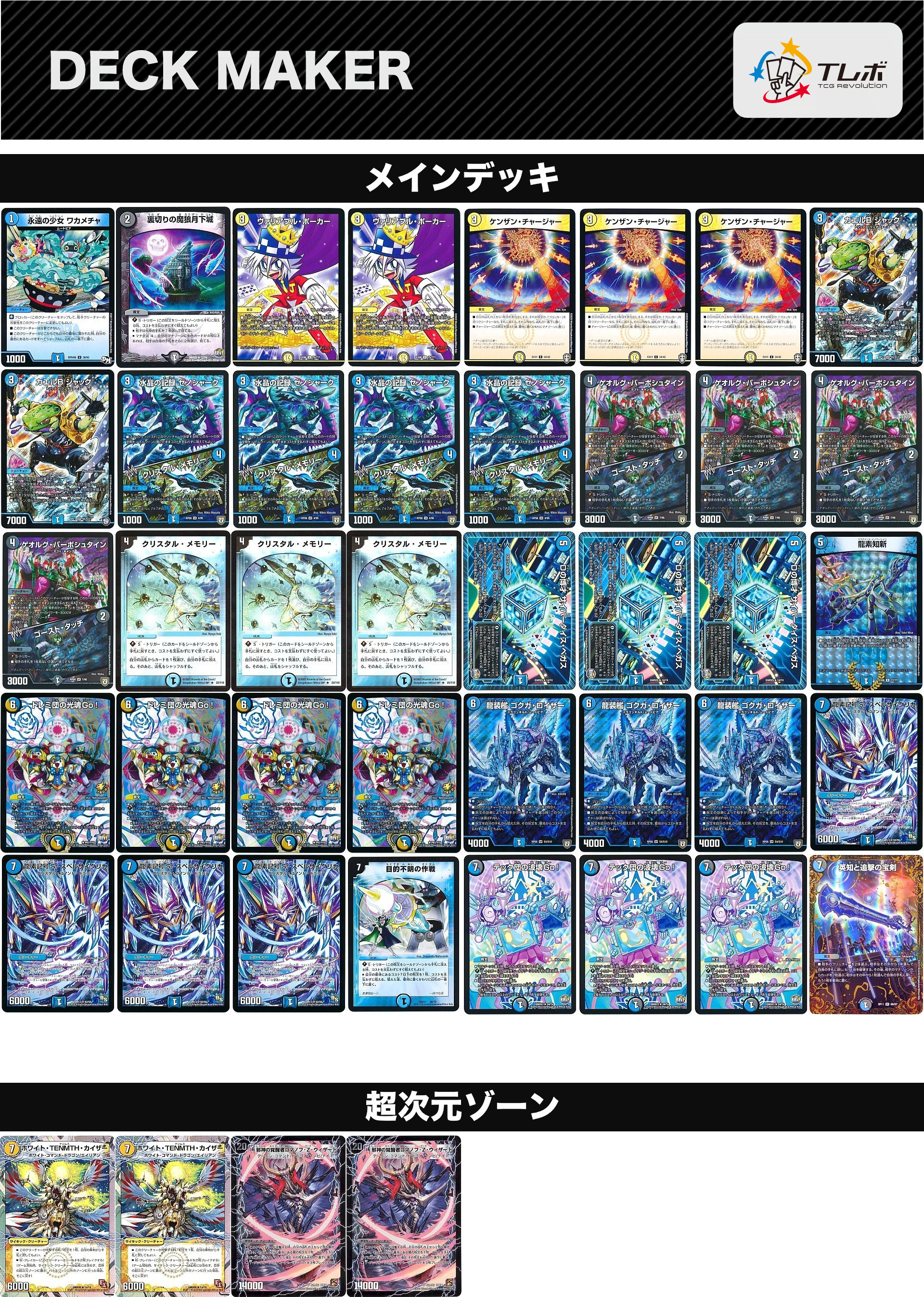 デュエルマスターズ ドロマー・ランデス デッキレシピ詳細 | ガチまとめ