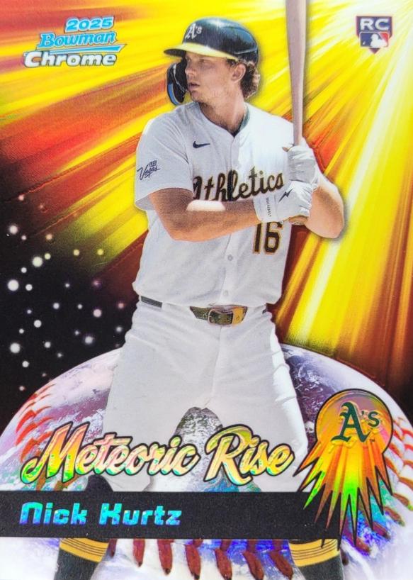 Nick Kurtz #MR-7 Prices [Rookie] | 2025 Bowman Chrome Meteoric