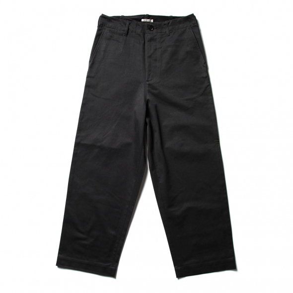 AURALEE / オーラリー | WASHED FINX CHINO WIDE PANTS (メンズ) - Ink