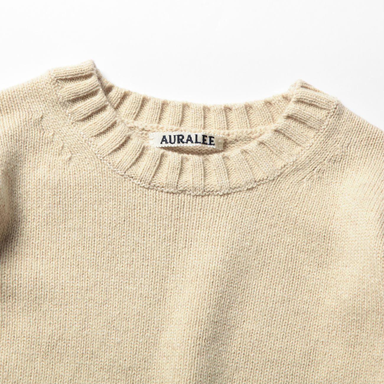 AURALEE / オーラリー | COTTON WOOL CASHMERE KNIT P/O (レディース