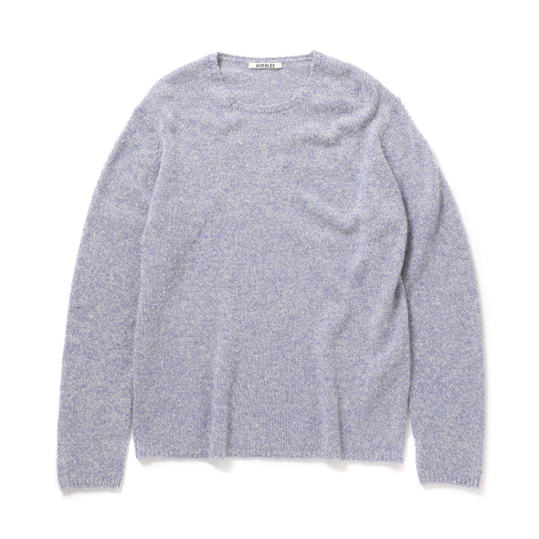 AURALEE / オーラリー | AIRY SILK WOOL KNIT P/O (メンズ) - Top
