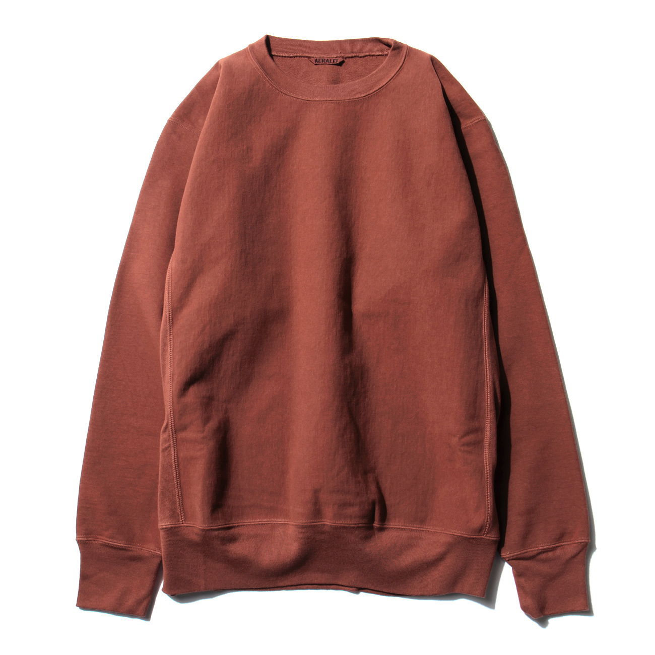 AURALEE / オーラリー | SUPER MILLED SWEAT P/O (メンズ) - Red Brown