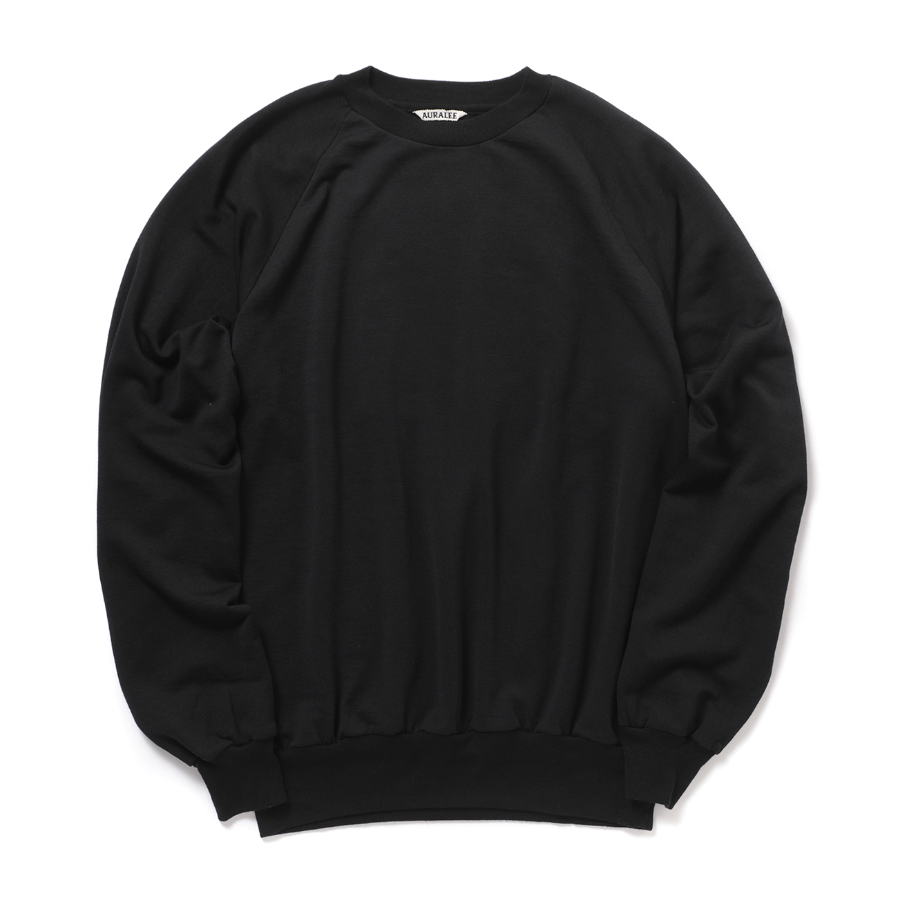 AURALEE / オーラリー | LIGHT WOOL SWEAT P/O (メンズ) - Black