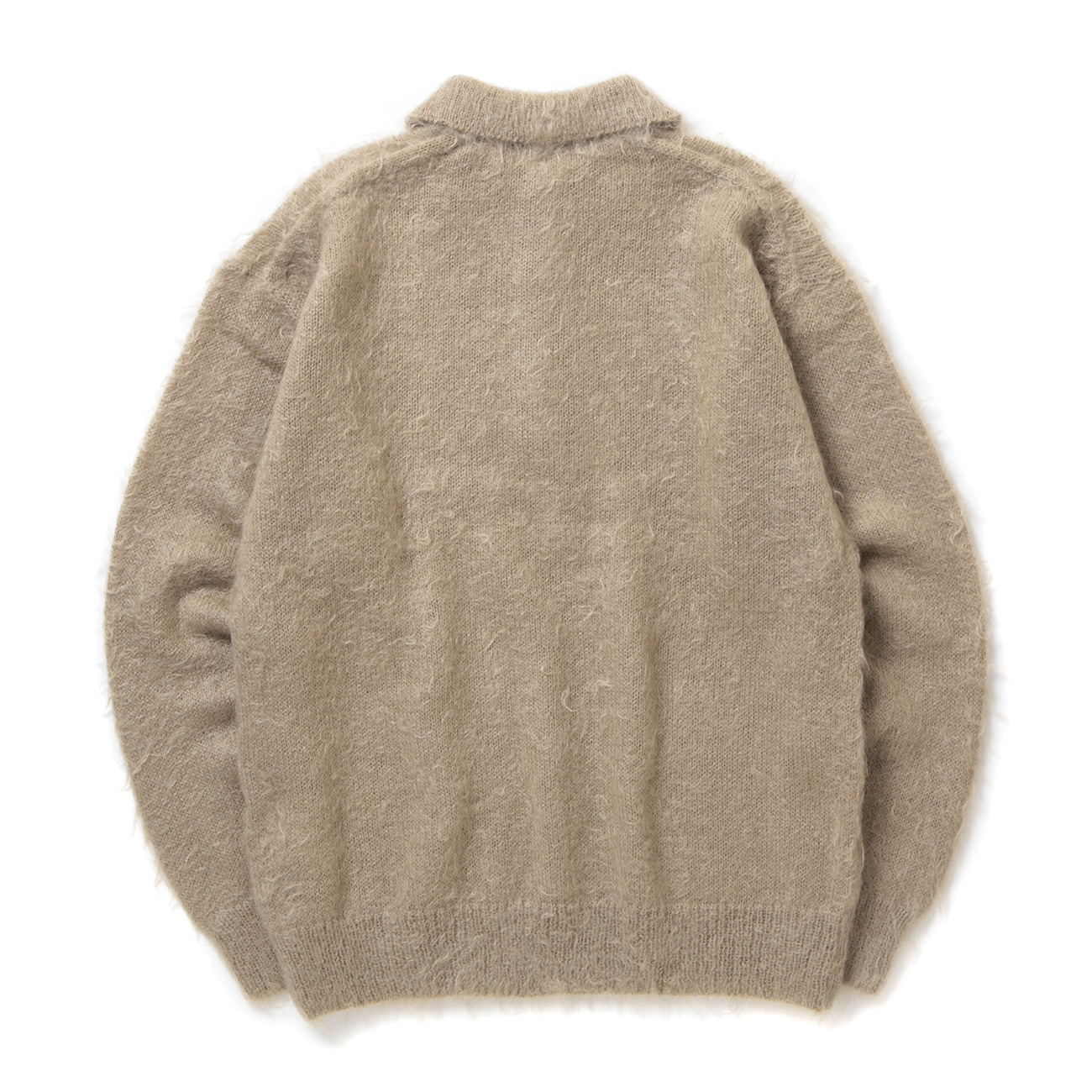 AURALEE / オーラリー | BRUSHED SUPER KID MOHAIR KNIT POLO (メンズ