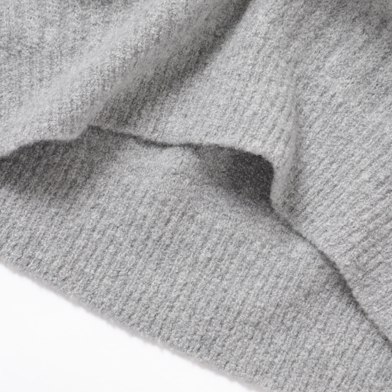 crepuscule / クレプスキュール | Wo/Ca Rib Pullover - Gray | 通販