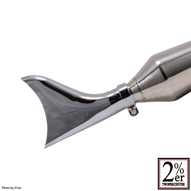 メガホンフィッシュテールマフラー 汎用 / 2％er オフィシャルWebstore