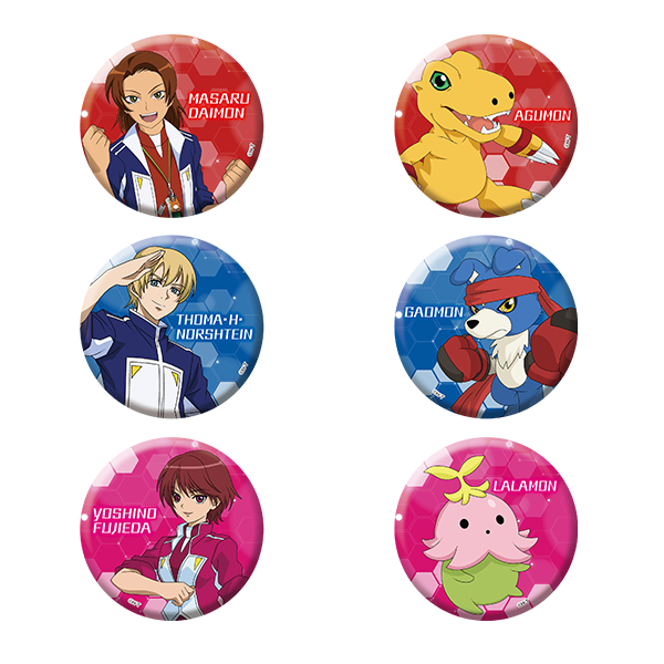 デジモンセイバーズ】ドでか缶バッジ デジモンセイバーズ （ランダム1