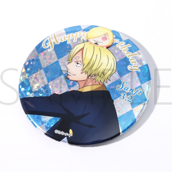ワンピース】ワンピース バースデーホログラム缶バッジ[3.2 サンジ