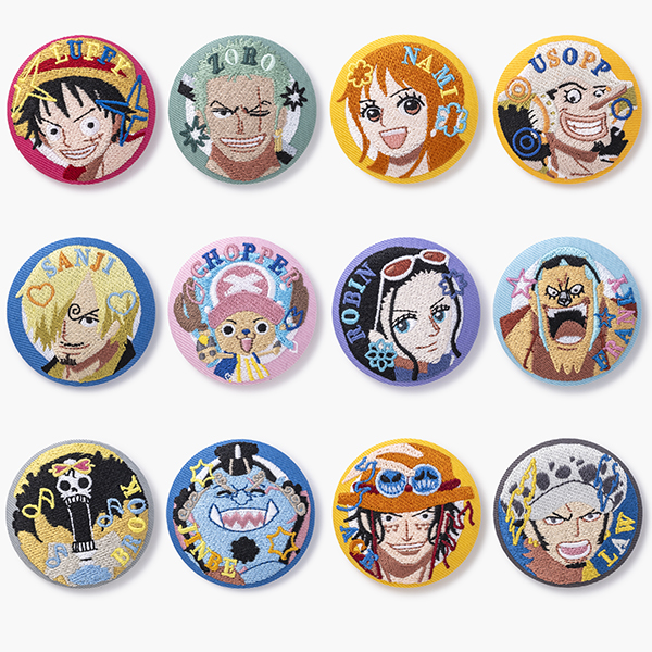 ワンピース】刺繍缶バッジ Vol.1（全12種ランダム1個）: 雑貨｜東映
