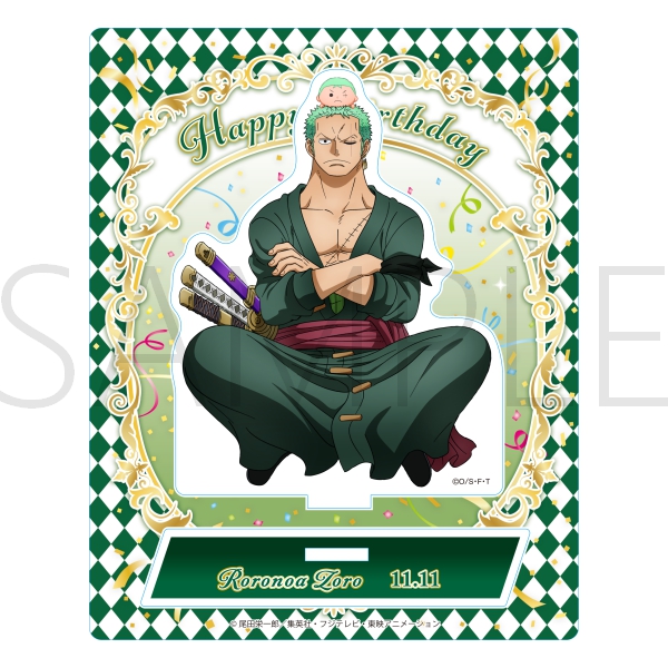 ワンピース】ワンピース バースデーアクリルスタンド[11.11 ロロノア