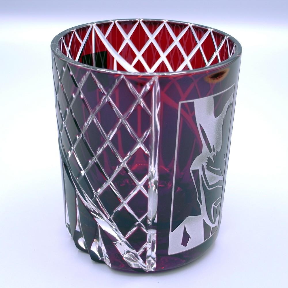 蔦屋書店オリジナル】ウルトラマンゼロ 江戸切子グラス 赤 -の商品詳細