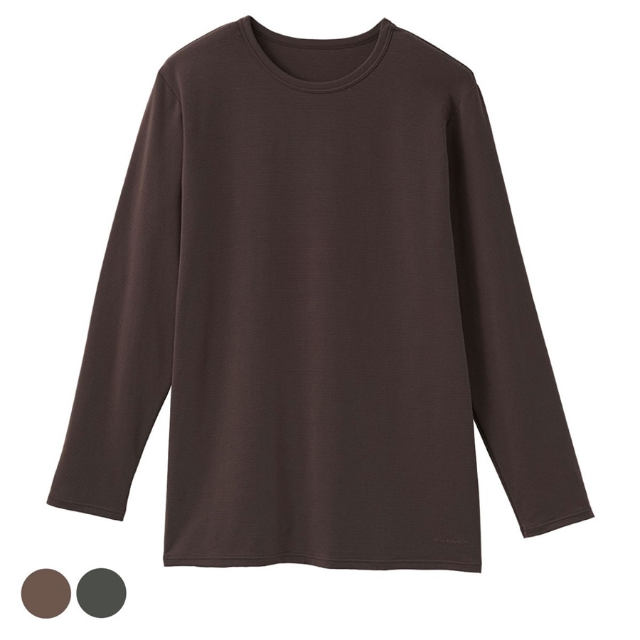 VENEX公式オンラインストア おうちインナー クルーネック9分袖 メンズ