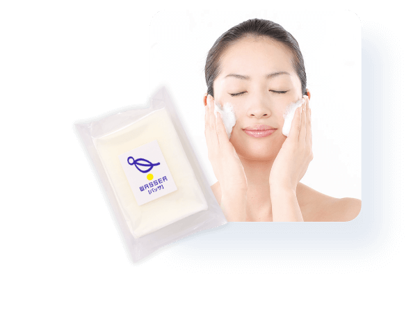 WASSER モイスチャーローション、美容液&美容洗顔石鹸セット WASSER