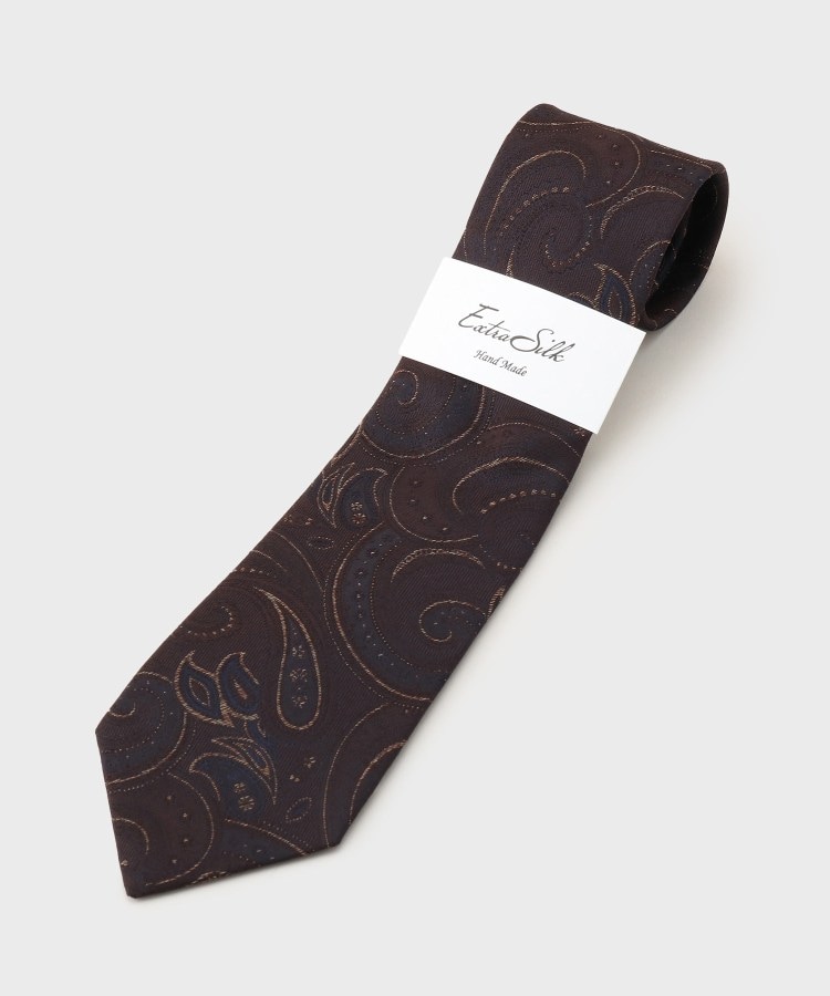 エクストラシルク シャドーペイズリーネクタイ（ネクタイ） | TAKEO