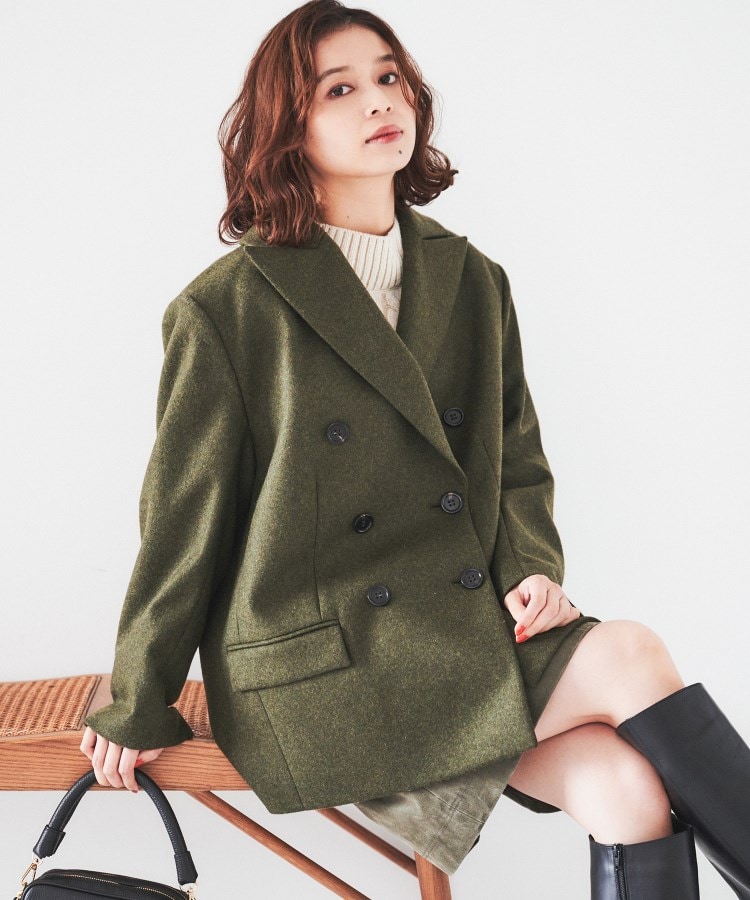 N.O.R.C(ノーク) Pコート ミドルコート N.O.R.C（ノーク）の「W