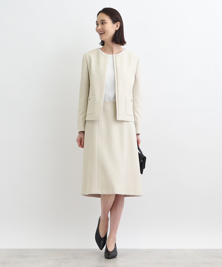 定番スーツ／洗える】スラブツィードジャケット（ジャケット(単品