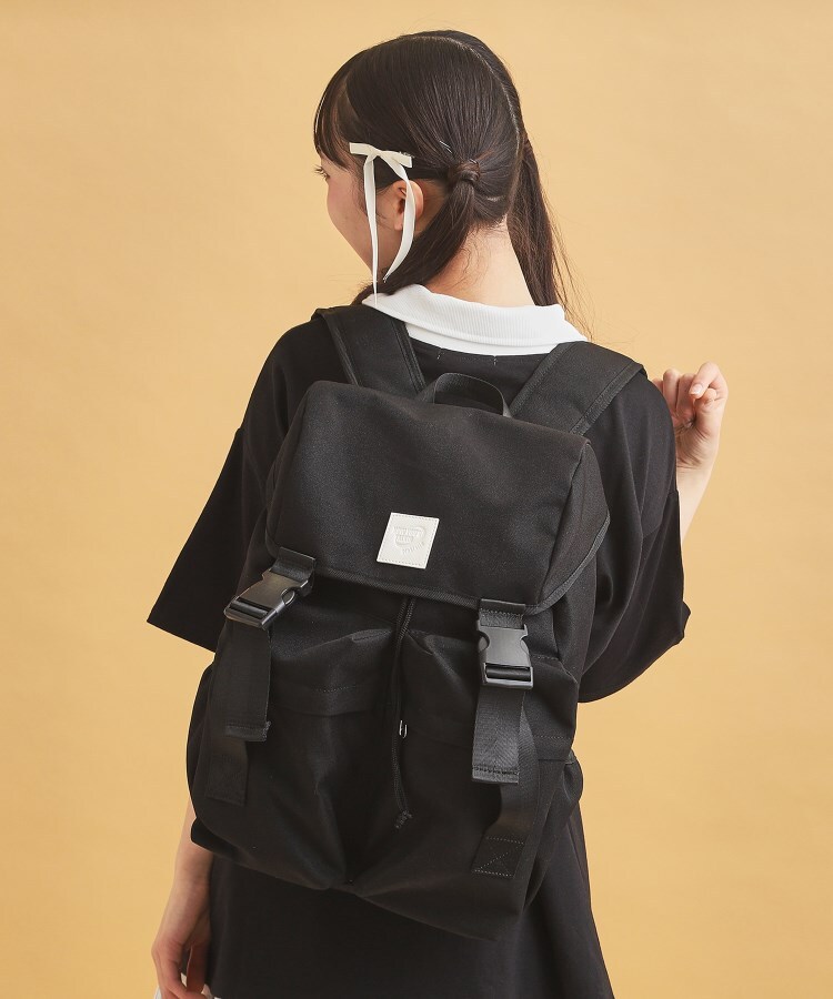 本体容量約15L】ドリンクホルダー付きリュック（リュック） | PINK