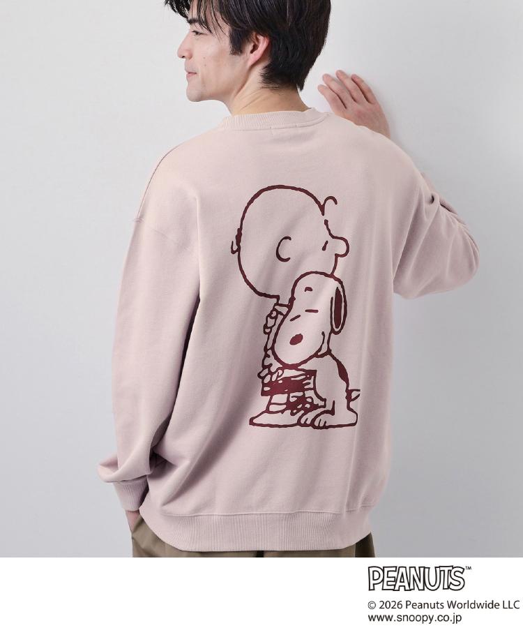 PEANUTS ／ ピーナッツ スヌーピー ミニ裏毛スウェット（スウェット