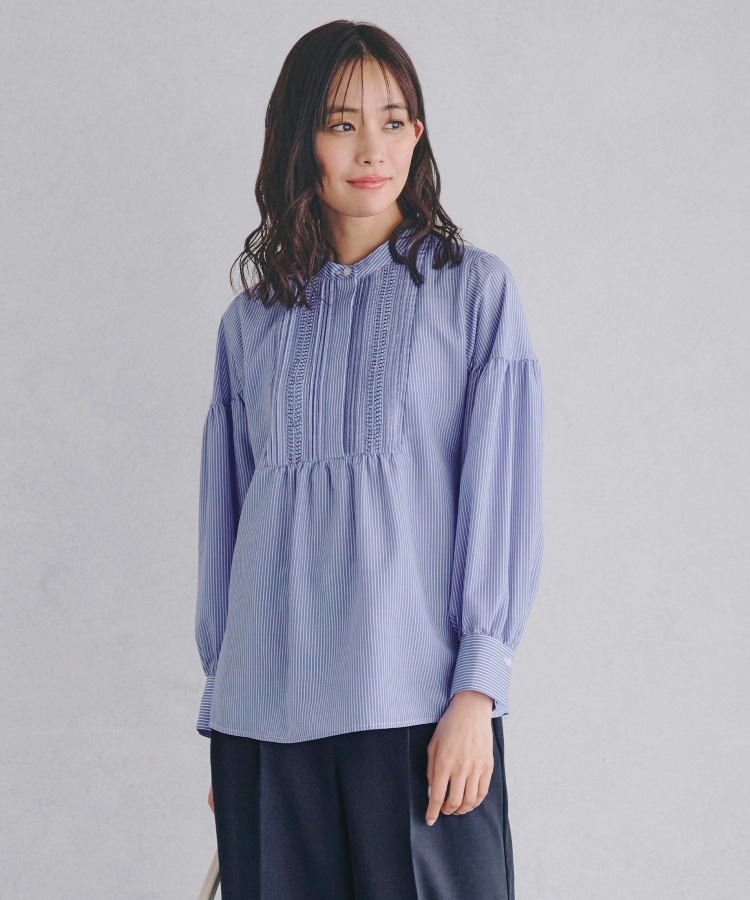 ピンタックボリュームスリーブブラウス（シャツ・ブラウス） | grove