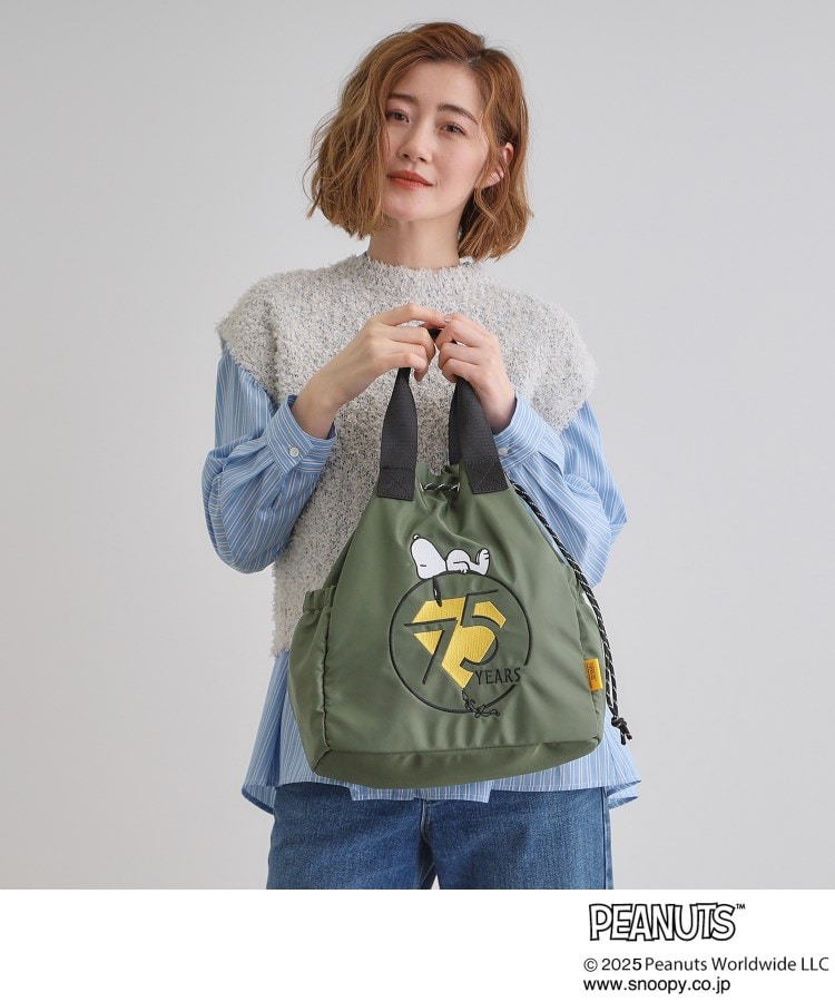 PEANUTS75th】ナイロン巾着トート（トートバッグ） | grove（グローブ