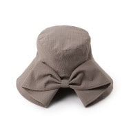 ワイドブリムリボンハット【UVカット・接触冷感・ウォッシャブル
