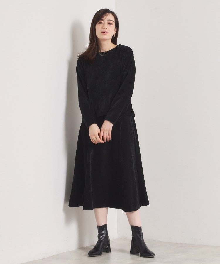 手洗い可／セットアップ可】カットツイルプルオーバー（カットソー