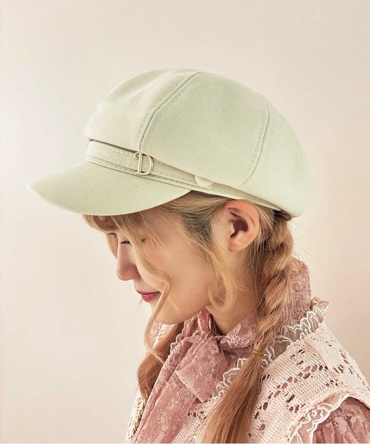 イニシャルハット キャスケット Dバックル（キャスケット