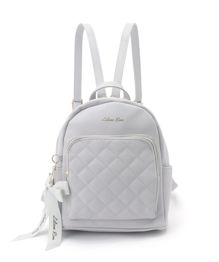 リボンチャーム付キルティングミニリュック（リュック） | Ober Tashe